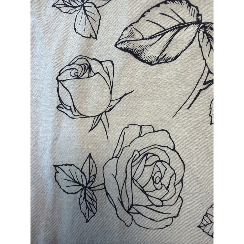 Happy Colors Women’s T-Shirt Large Graphic
Rose Flower Theme Tan Size X-Small - Picture 7 of 11